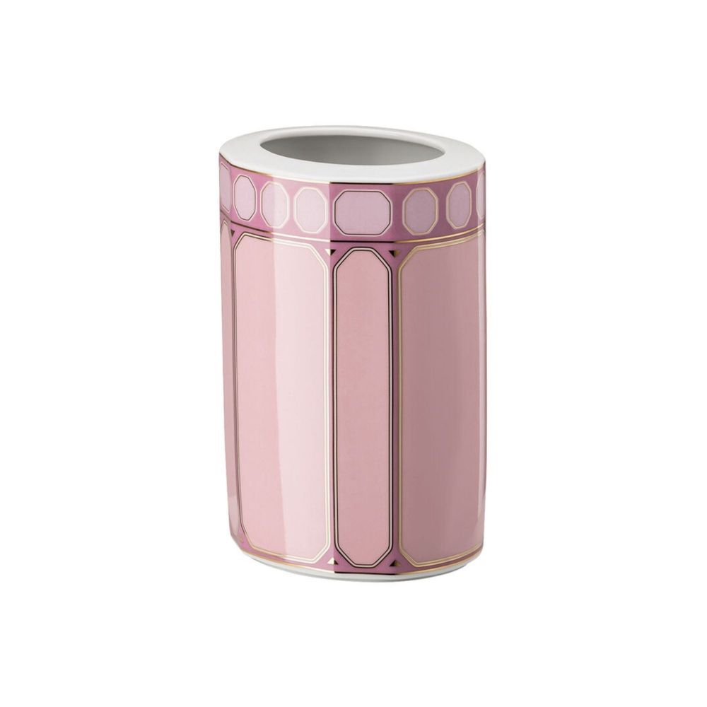 Rosenthal Swarovski Vaso Signum Rose cm. 15