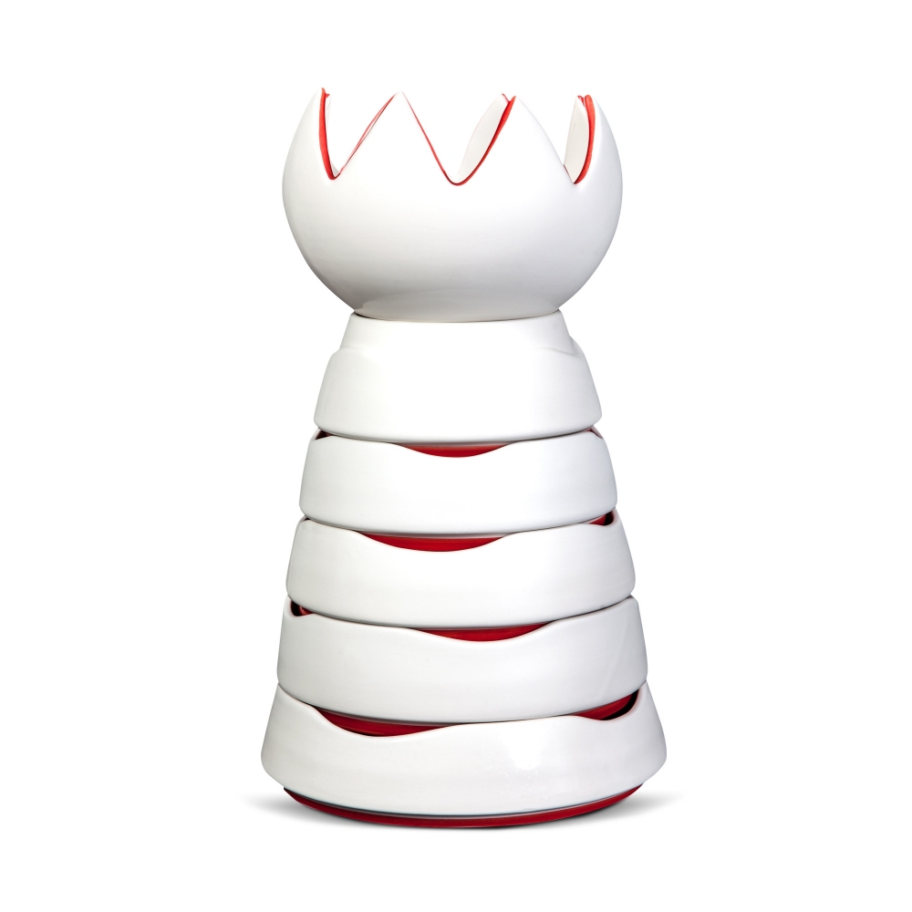 Improntabarre Etna Rosso stackable bowls