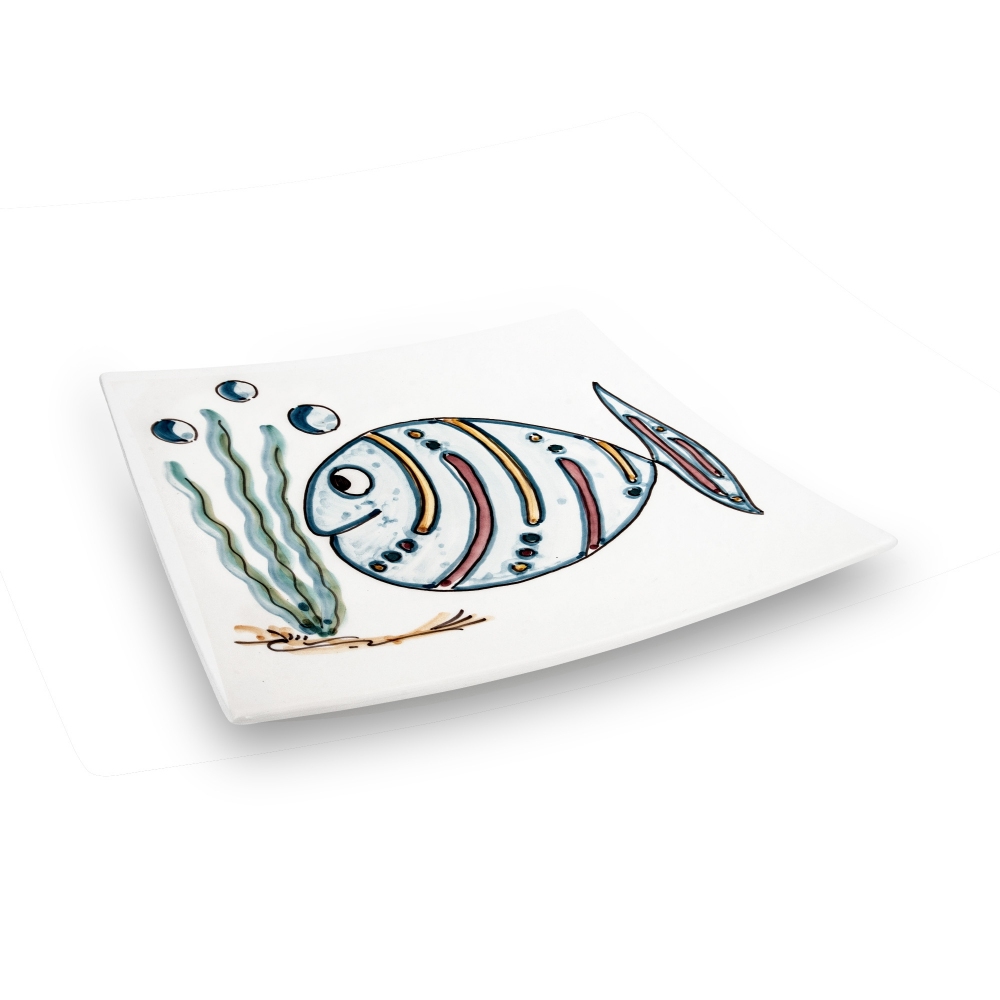 Improntabarre Pesce Linee rectangular...