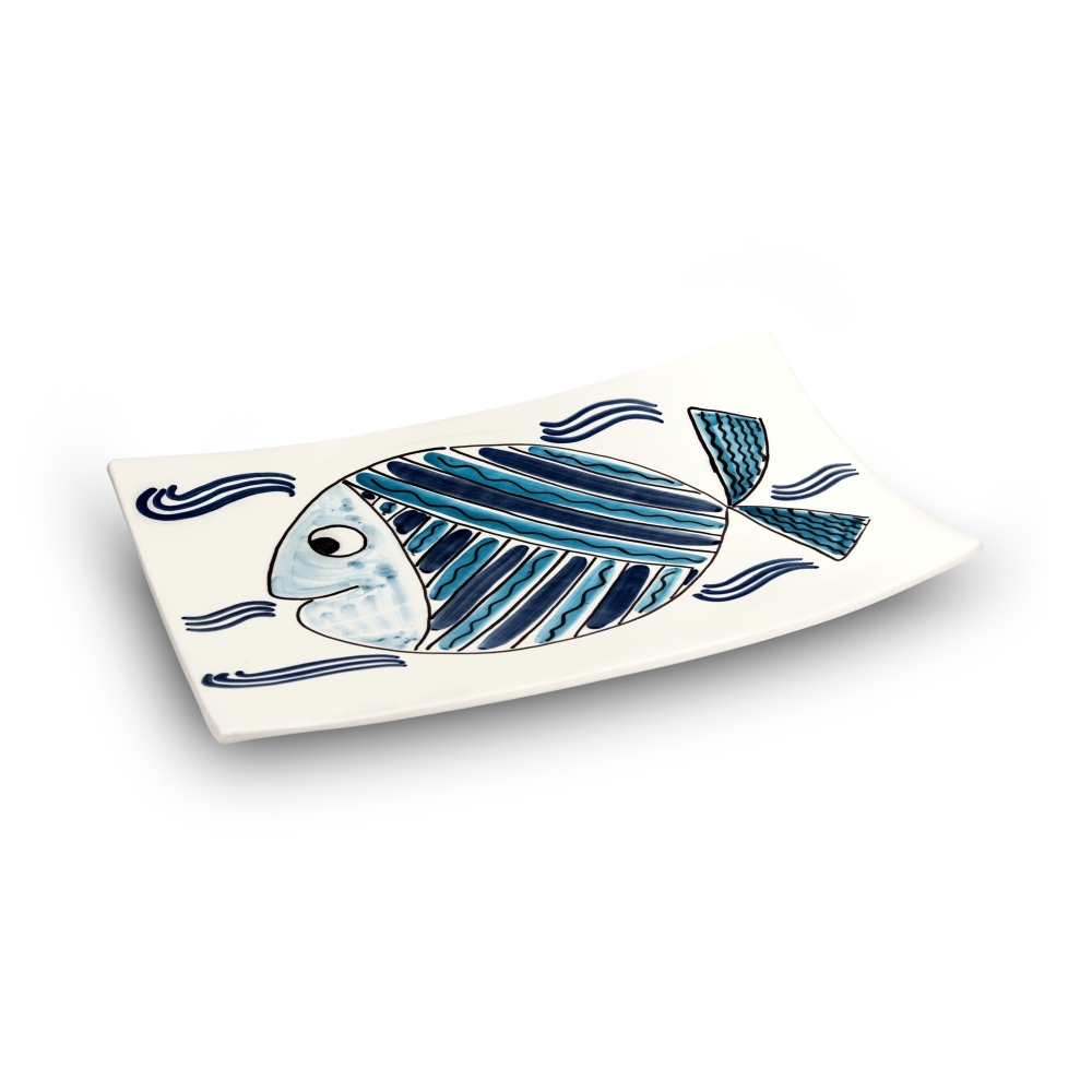 Improntabarre Pesce Linee Blu...