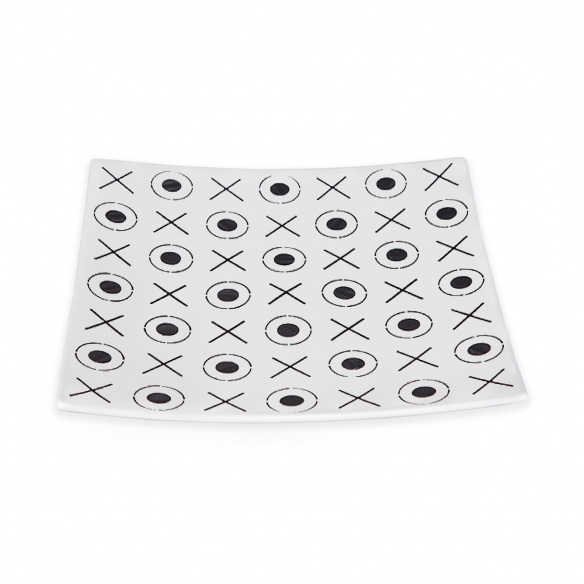 Improntabarre Pois And X flat plate - Urban collection