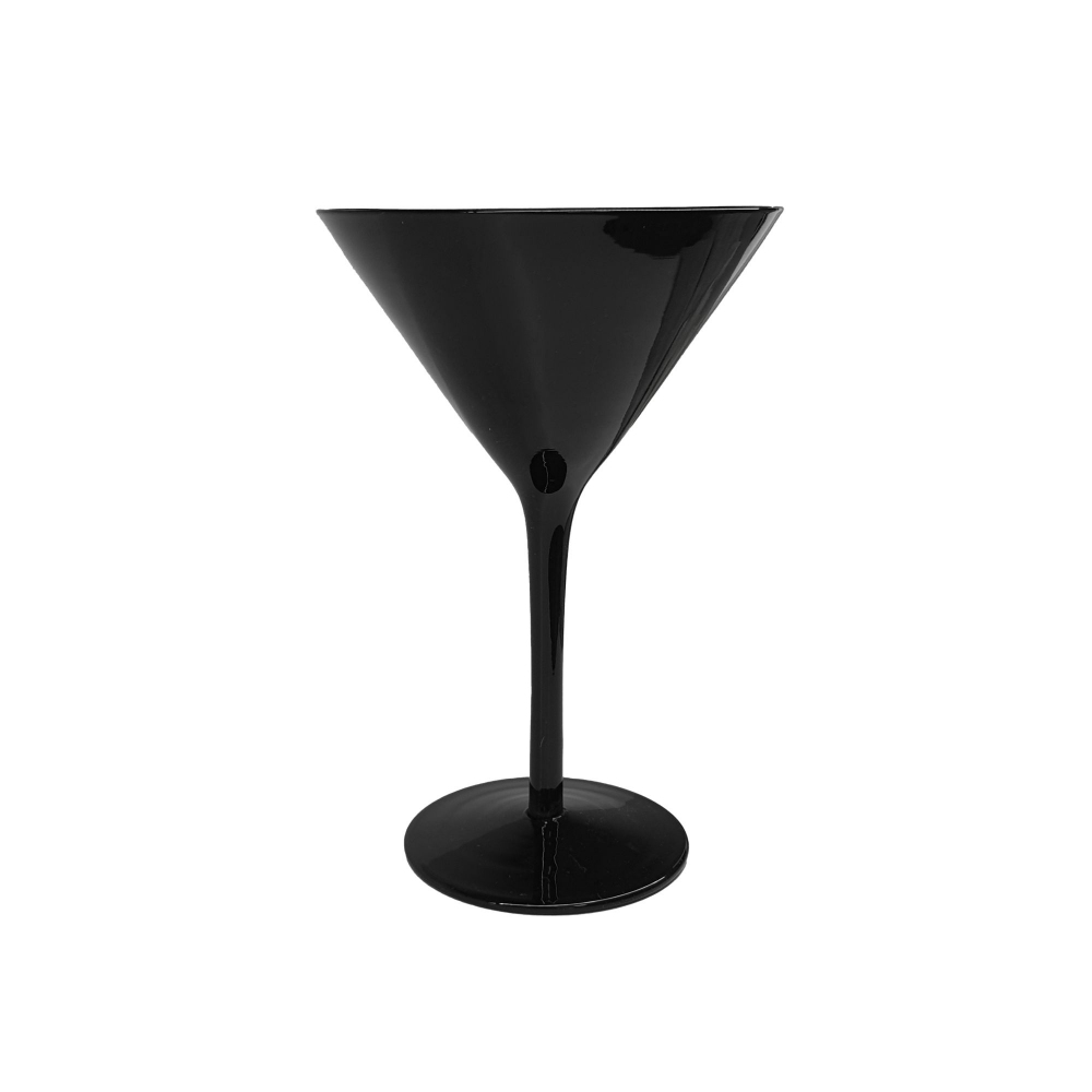 Cristalleria Europa 2 calici Martini Black