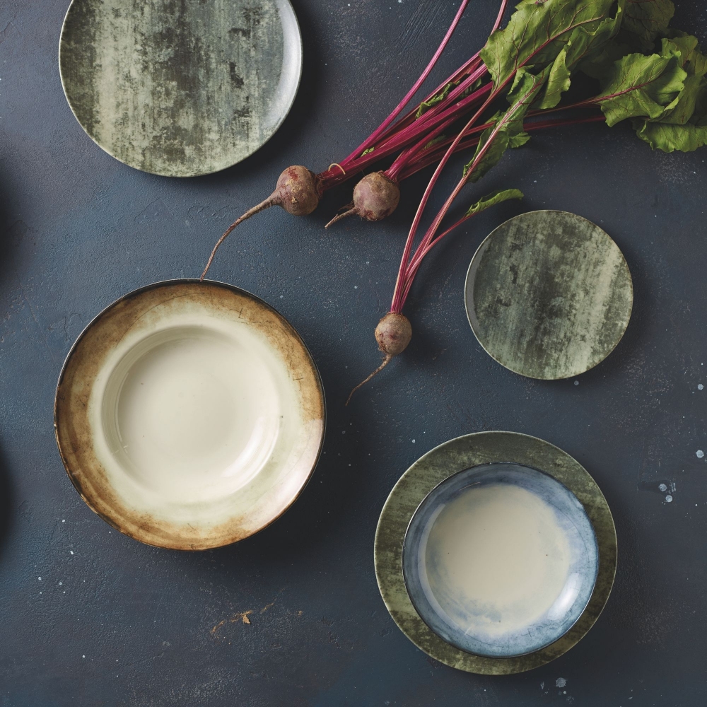 Arthur Krupp 4 piatti piani Ancient Wall cm. 20