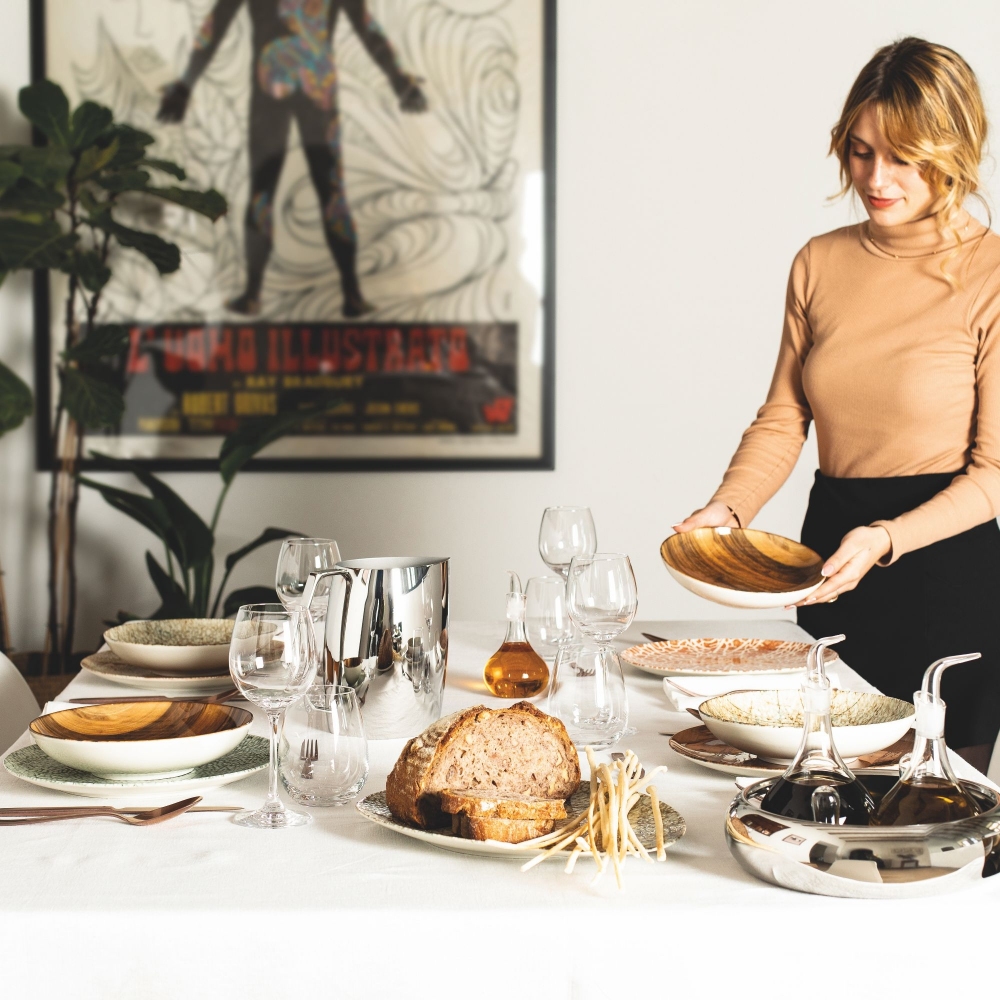 Arthur Krupp 4 piatti piani Wood Essence cm. 20