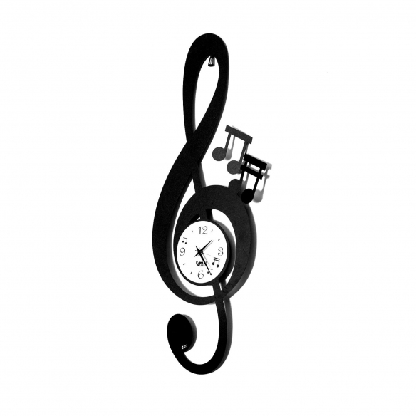 Arti e Mestieri orologio da parete Chiave Musicale