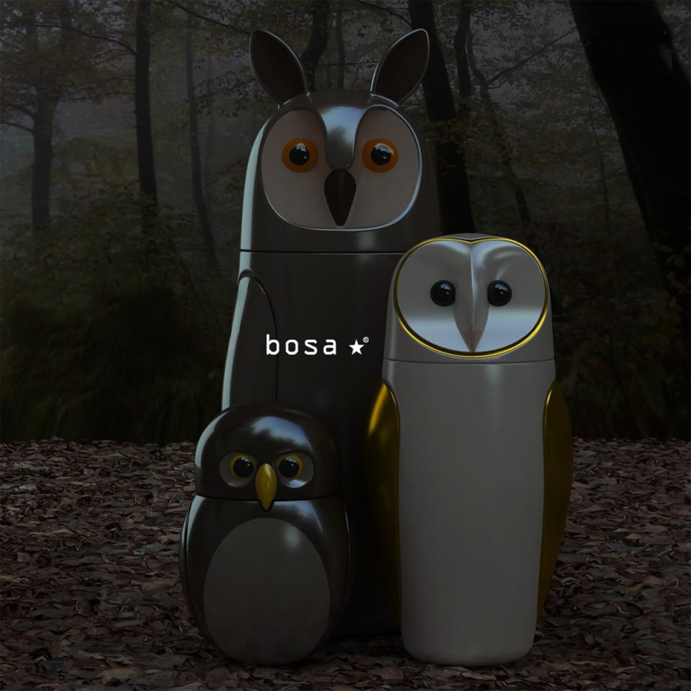 Bosa scultura barbagianni Owls