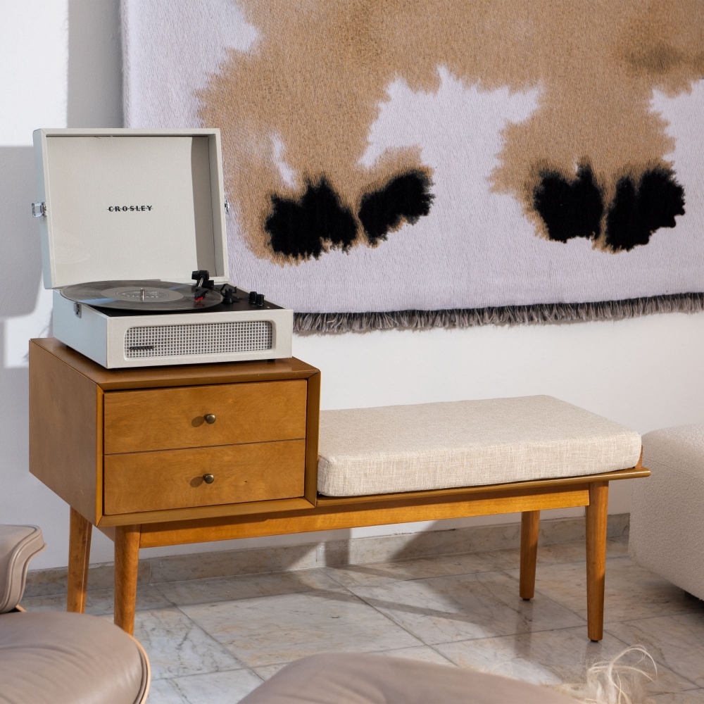 Crosley Landon turntable bench