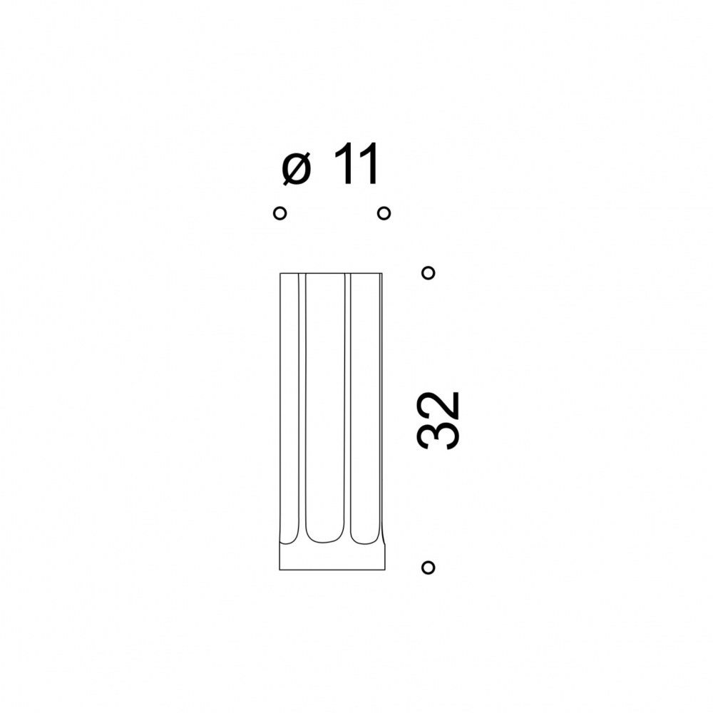 Danese Milano Vaso Bambù H 32
