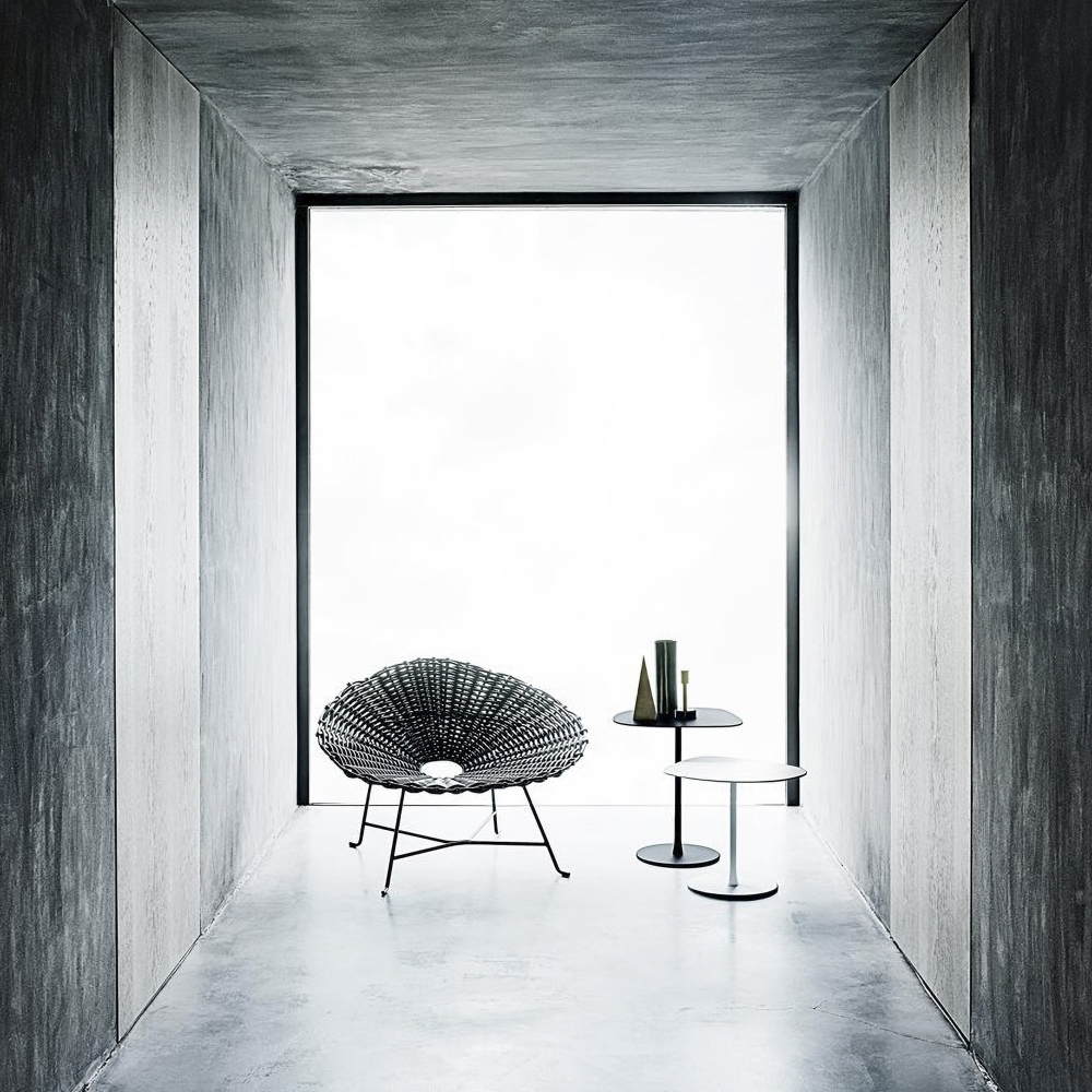 Desalto Tavolino Mixit Top Stratificato  cm 49x44 h 54