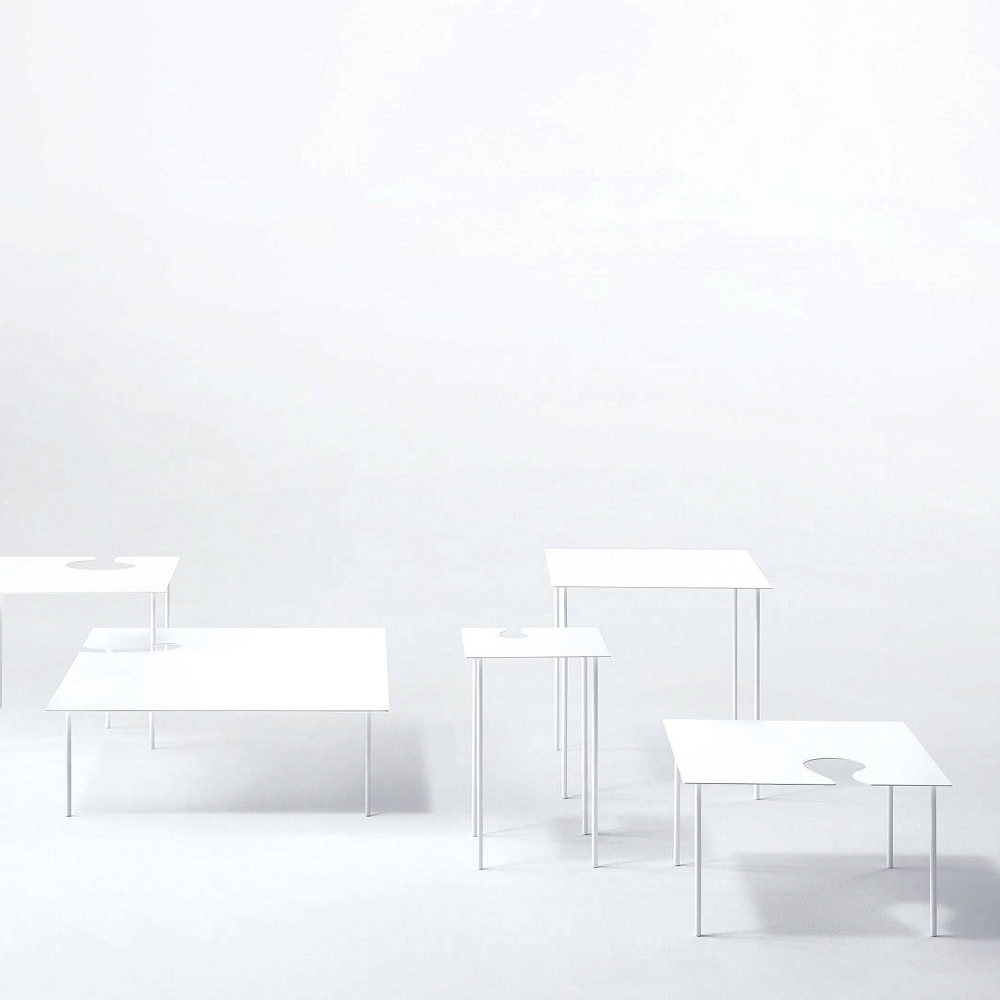 Desalto Tavolino Softer Than Steel cm 49x49 h 30