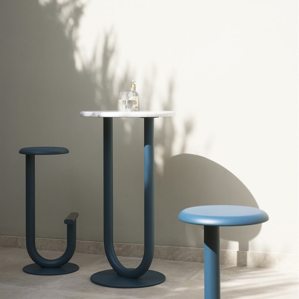 Desalto Tavolino Strong bistrot diam 70 cm - h 105 cm