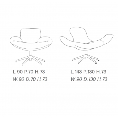 Driade Cocky Swivel Armchair 2