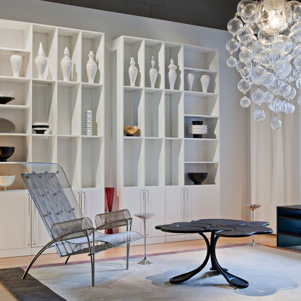 Driade Poltrona Suki In Tubo Di Acciaio Inox Satinato