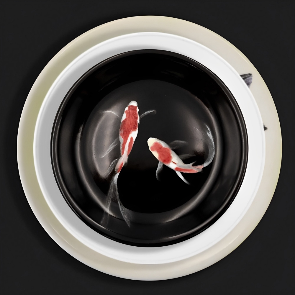 Pronta Consegna - Driade Servizio 6 piatti The White Snow Kingyo