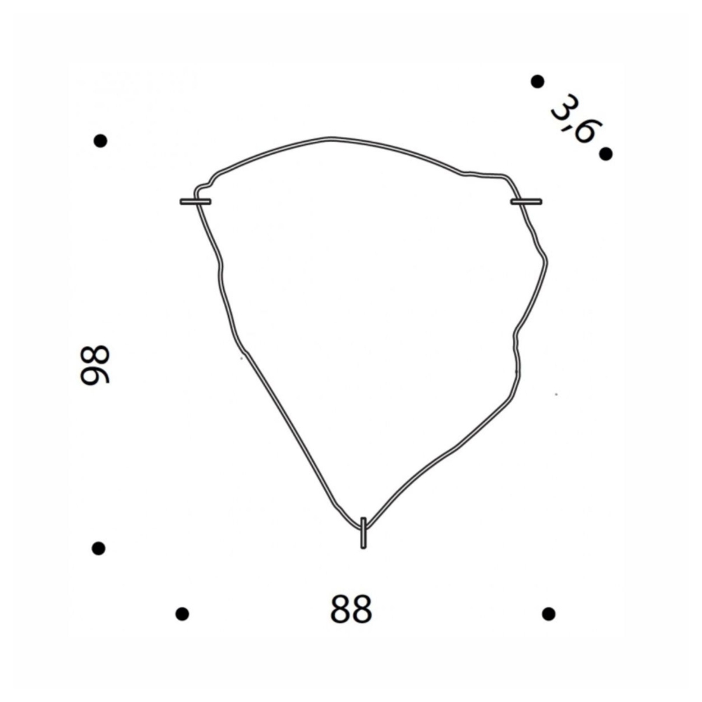 Driade Specchio Archipelago Medio