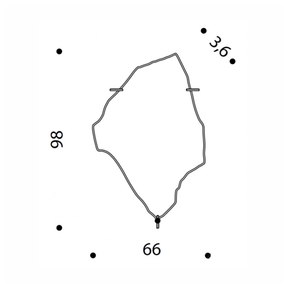 Driade Specchio Archipelago Piccolo