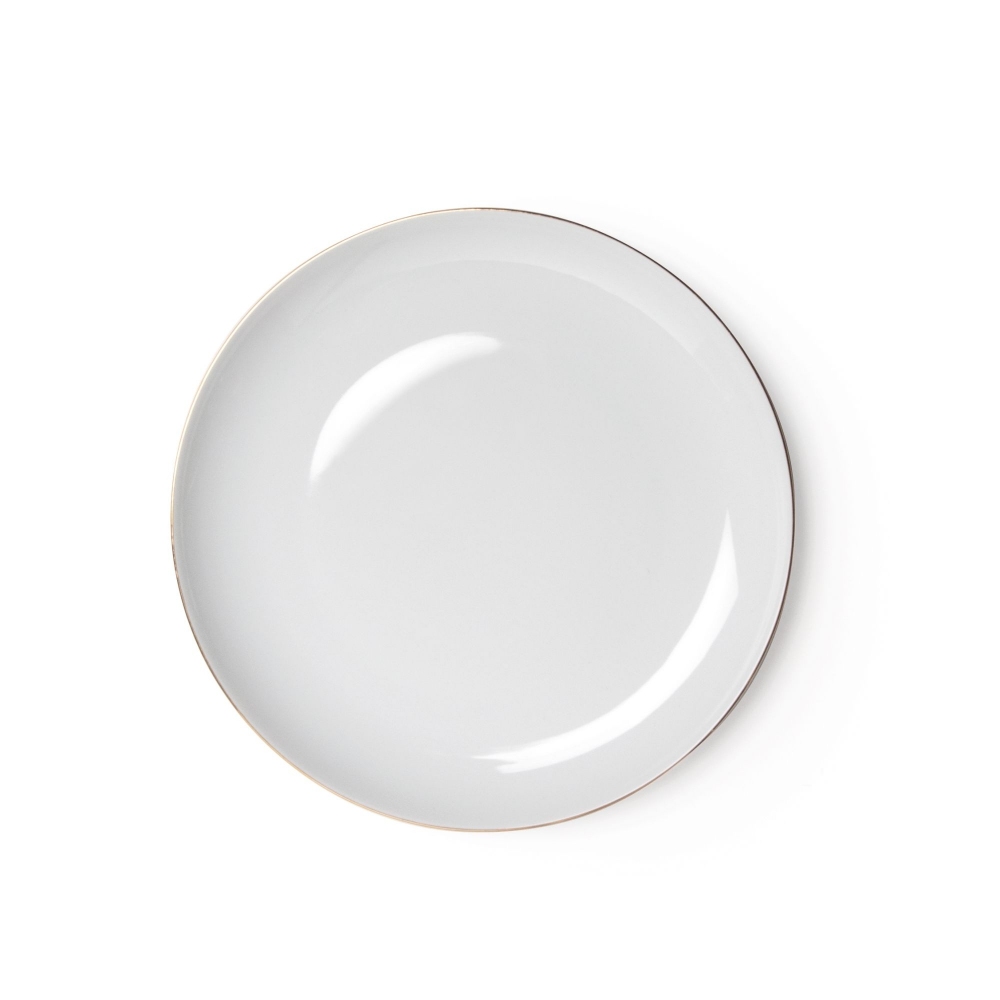 Excelsa Set of 6 Gold dinner plates cm. 27