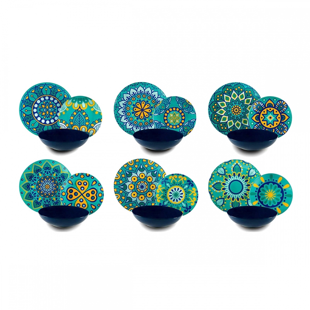 Piatto A Forma Di Foglia Excelsa - Vetro Verde, Design Artigianale - Foto 2