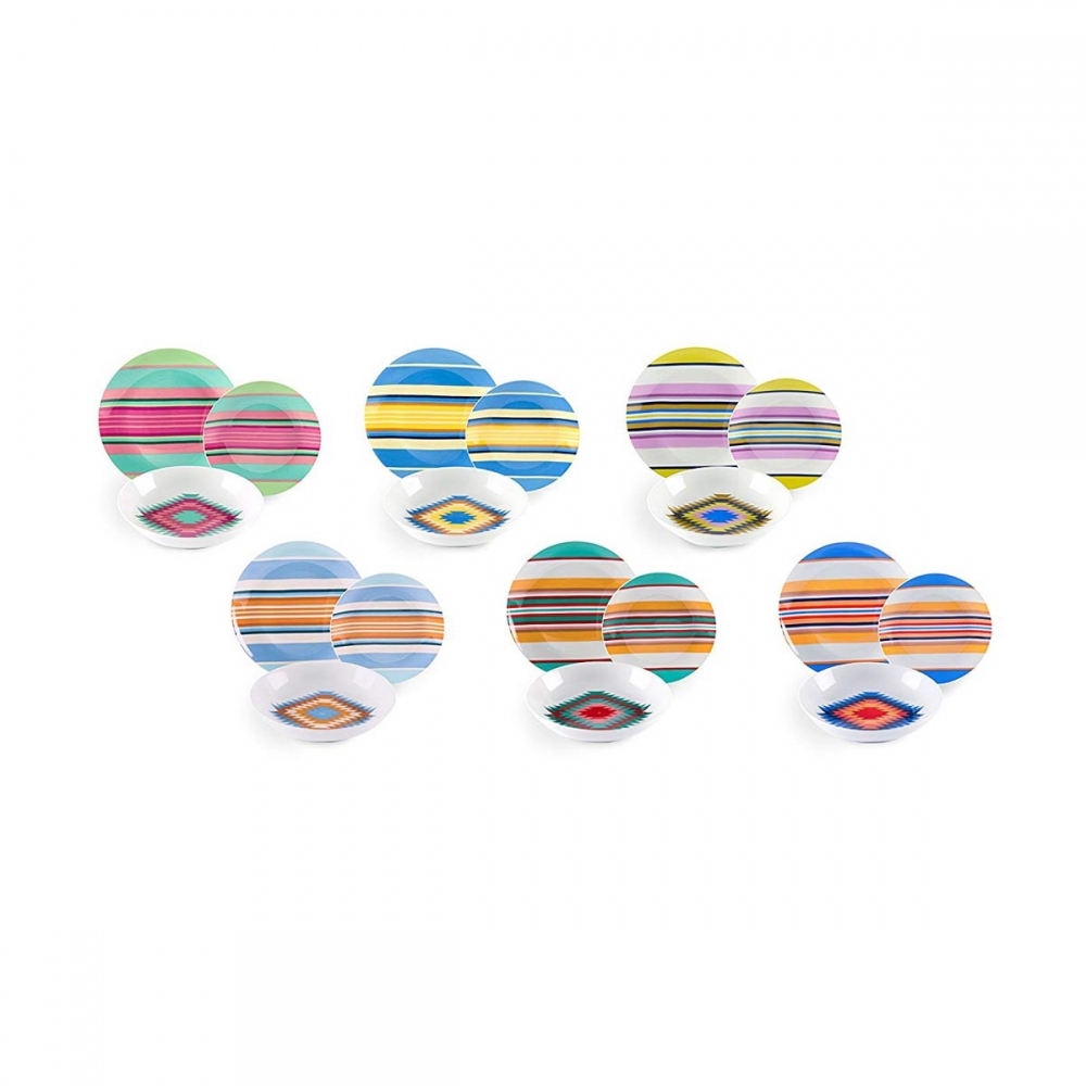 Excelsa Orizzonti set of 18 plates