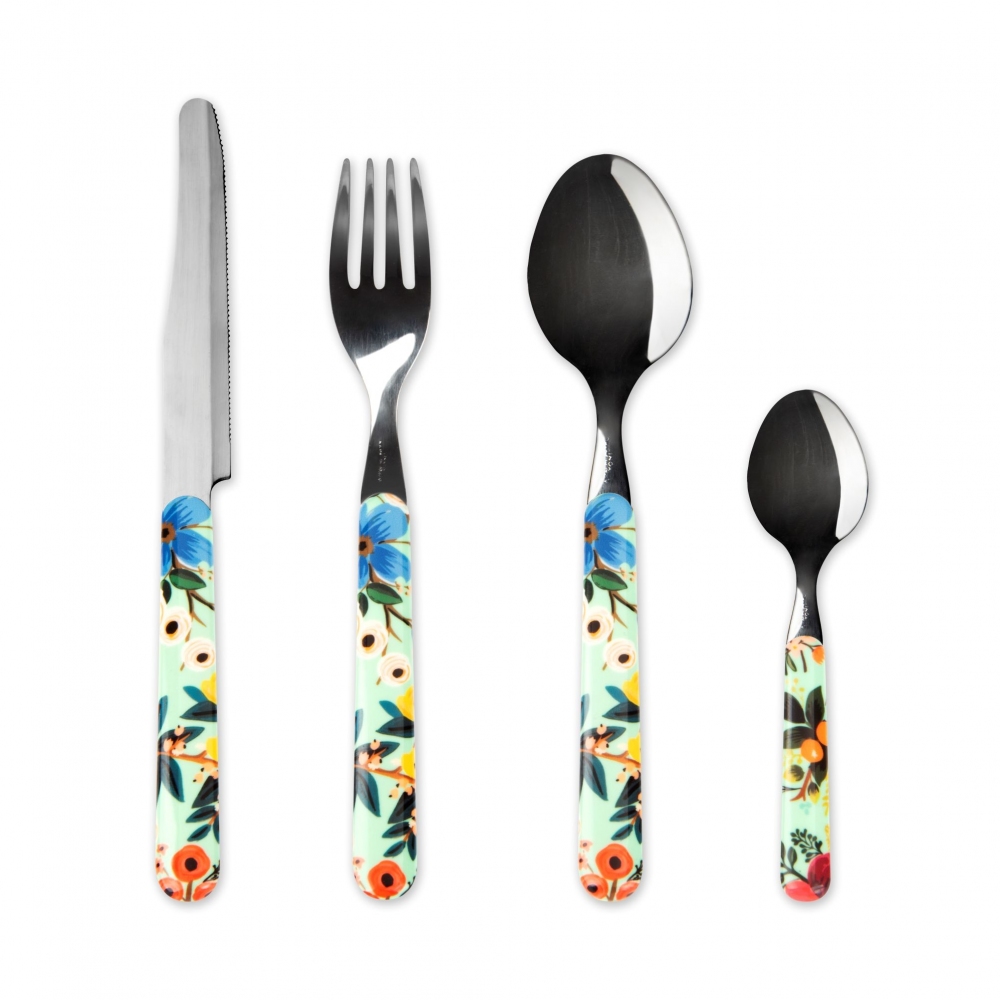 Excelsa Servizio 24 posate Fiori Frida