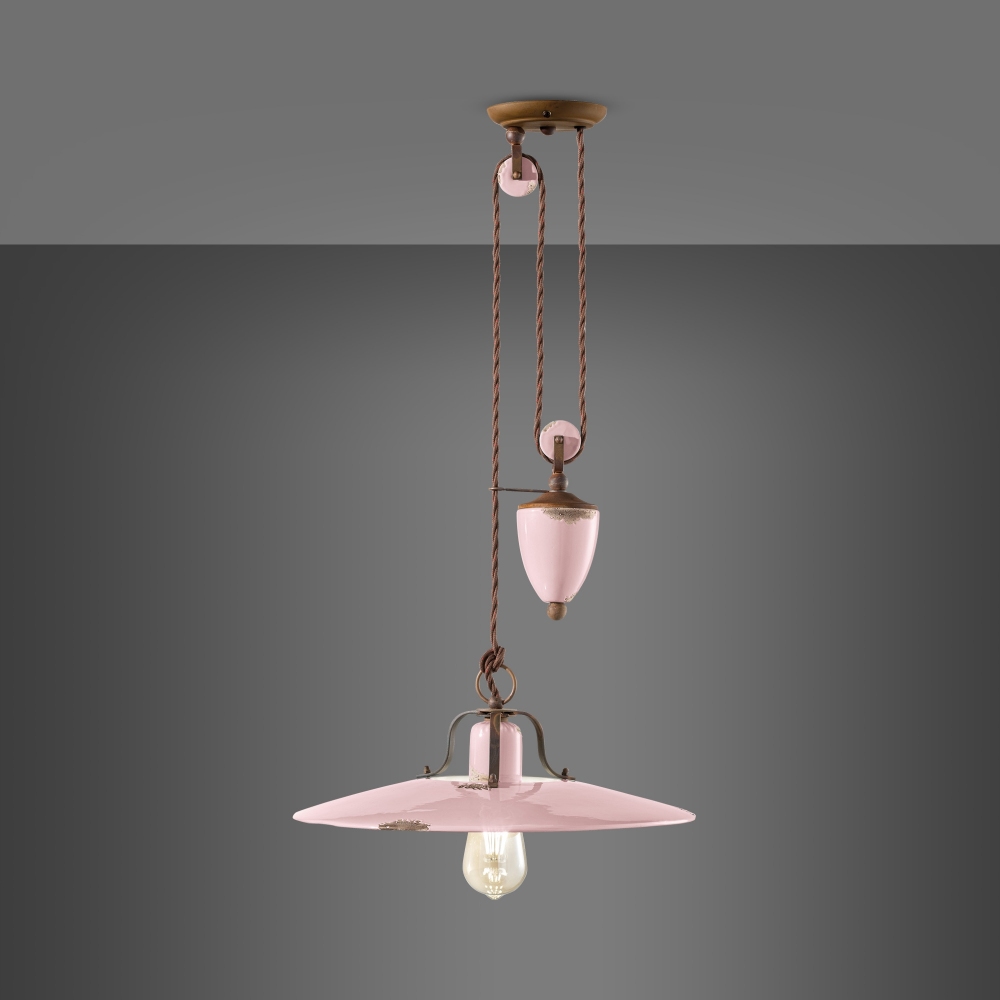 Ferroluce Lampada a sospensione saliscendi C1446