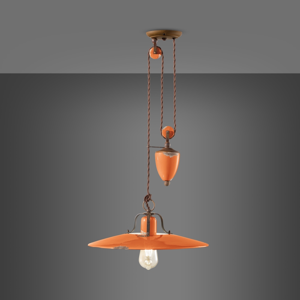 Ferroluce Lampada a sospensione saliscendi C1446