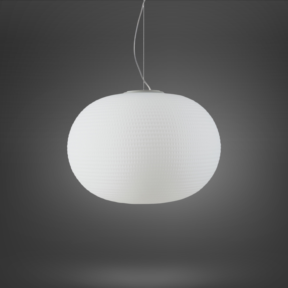 Fontana Arte Lampada a sospensione Bianca grande