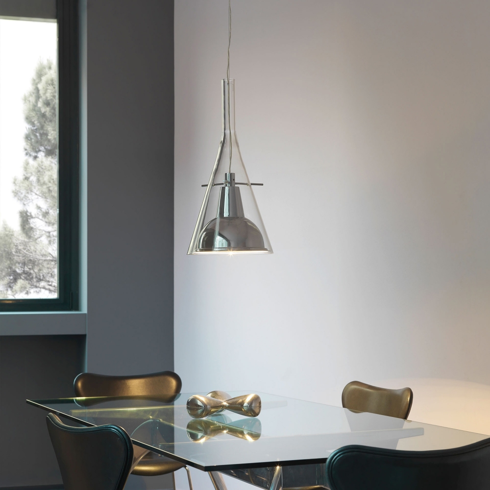 Fontana Arte Lampada a sospensione Flûte XXL