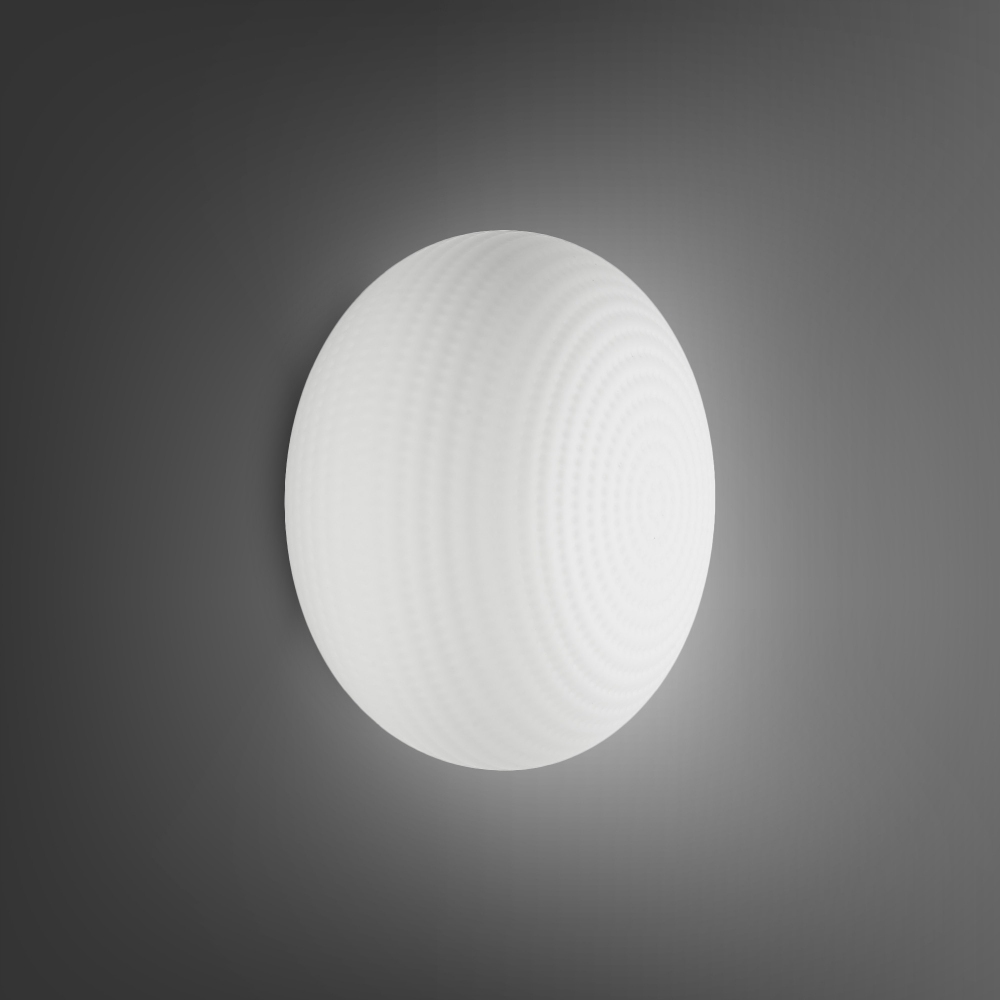 Fontana Arte Lampada da soffitto/parete Bianca grande