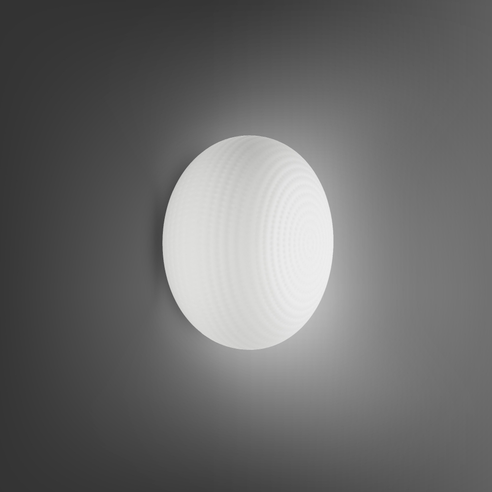 Fontana Arte Lampada da soffitto/parete Bianca media