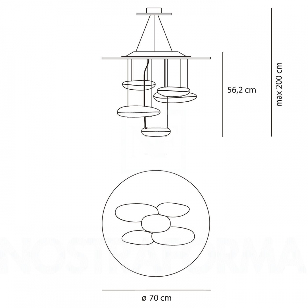 Artemide Lampada a sospensione Mercury mini LED