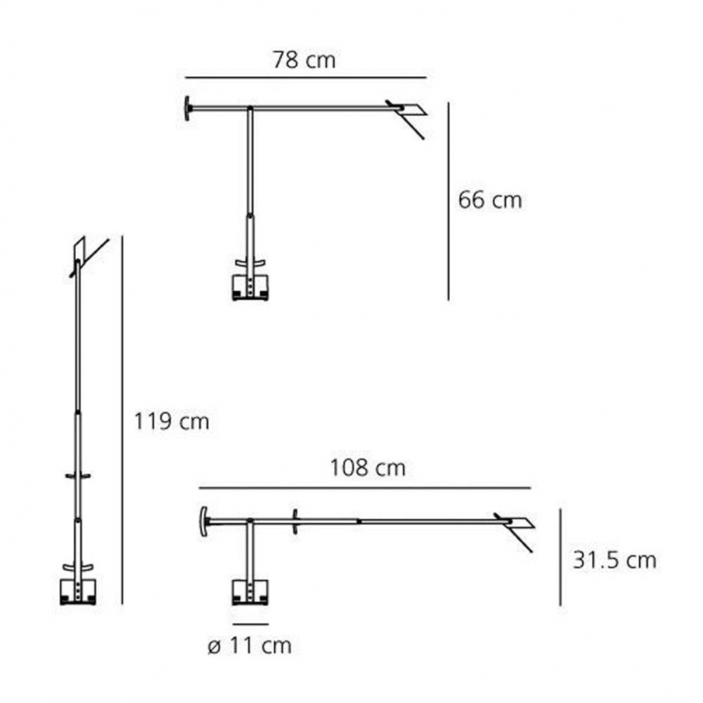 Lampada Da Tavolo Tizio Led