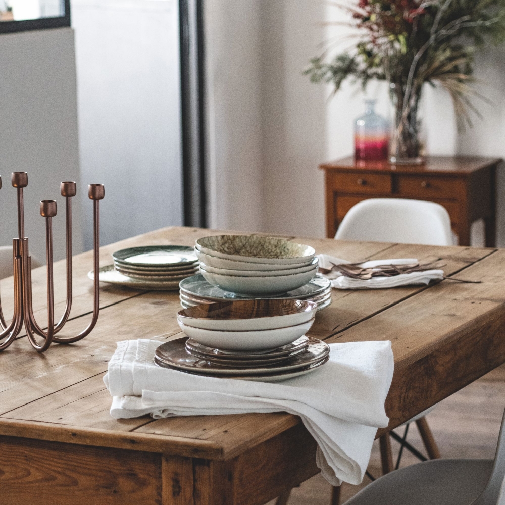 Pronta Consegna - Arthur Krupp Servizio 12 piatti Wood Essence