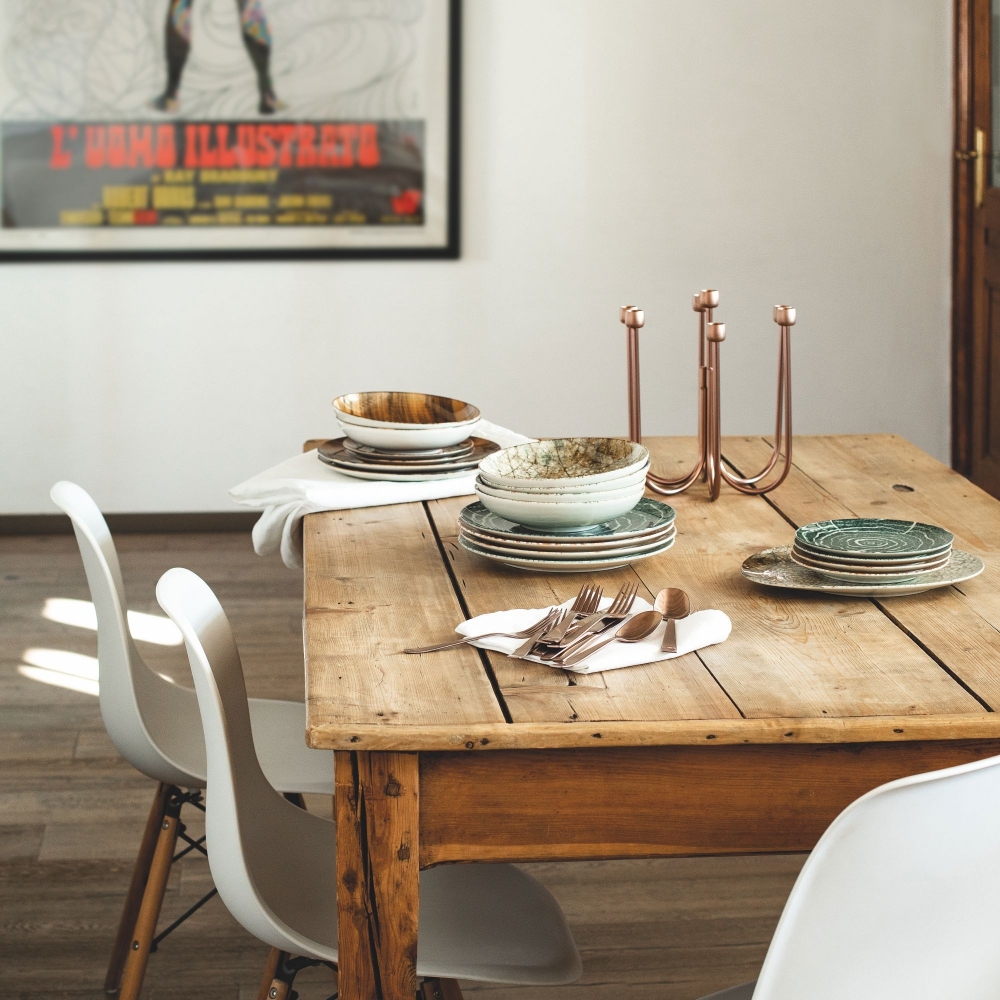 Pronta Consegna - Arthur Krupp Servizio 12 piatti Wood Essence