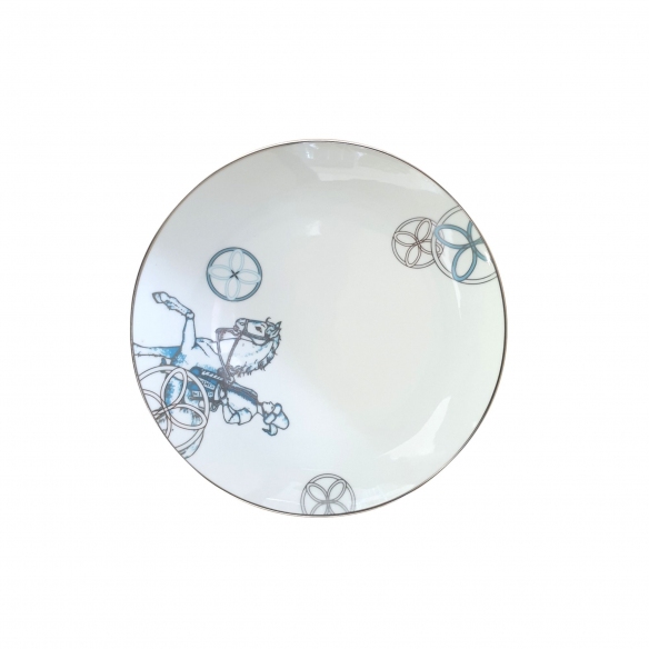 Fürstenberg Piatto frutta Victoria Luise Hohe Schule diam. 22 cm