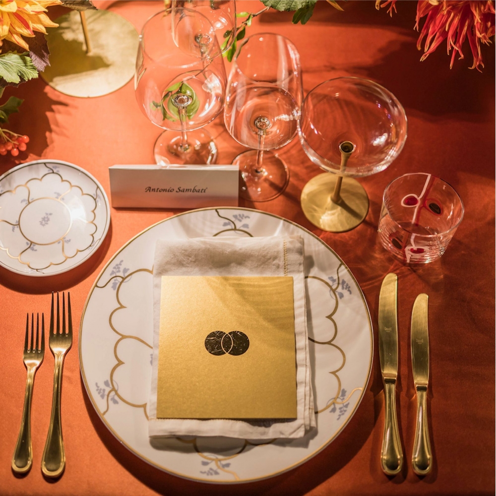 Geminiano Cozzi Piatto B&B Feston e Cadena Azzurro cm. 15