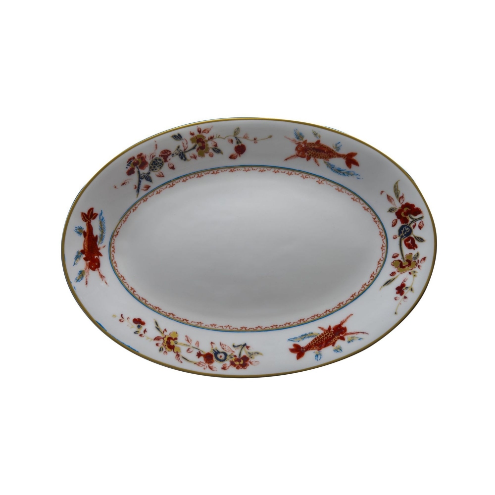 Geminiano Cozzi Piatto ovale Chinesi...