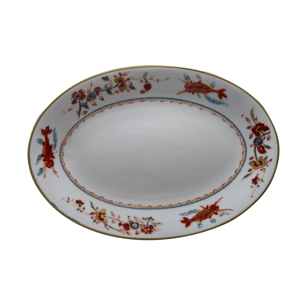 Geminiano Cozzi Piatto ovale Chinesi...