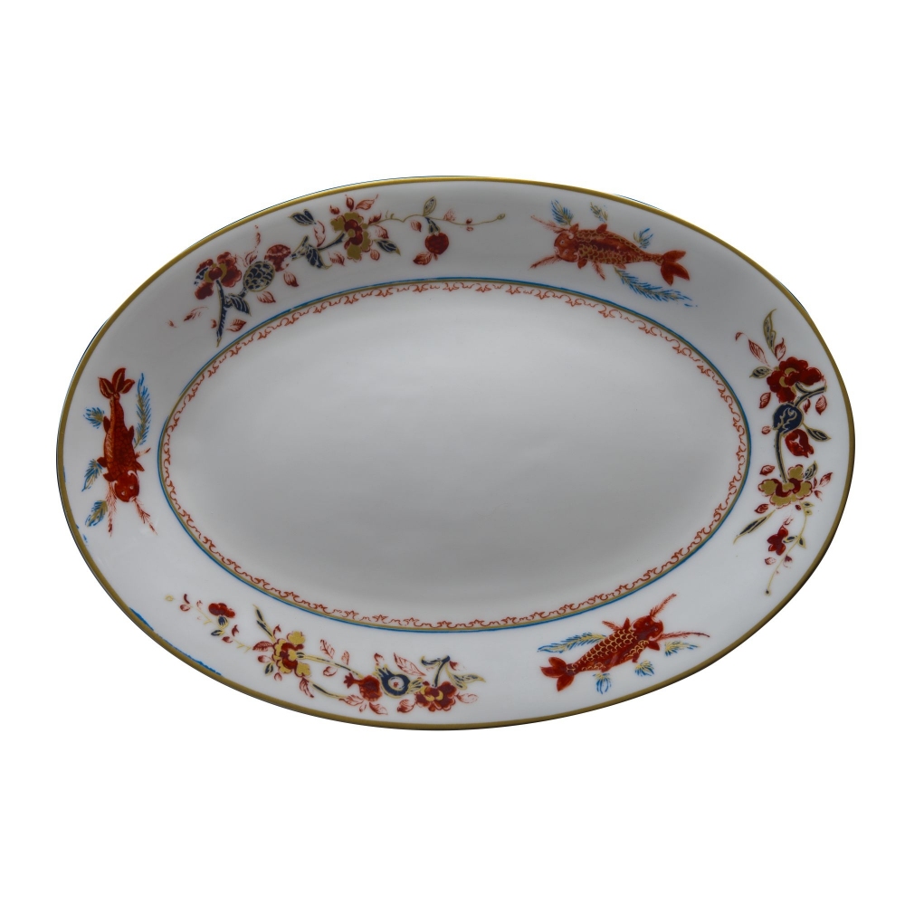 Geminiano Cozzi Piatto ovale Chinesi...