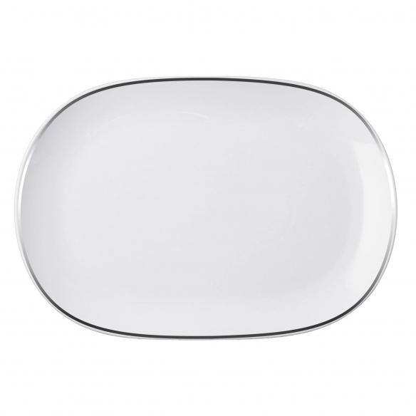 Geminiano Cozzi Piatto ovale Ducale cm. 45