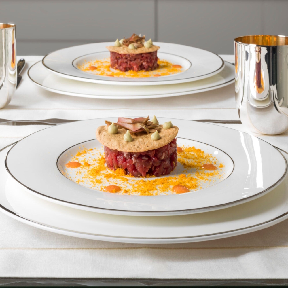 Geminiano Cozzi Piatto piano Ducale cm. 27,5