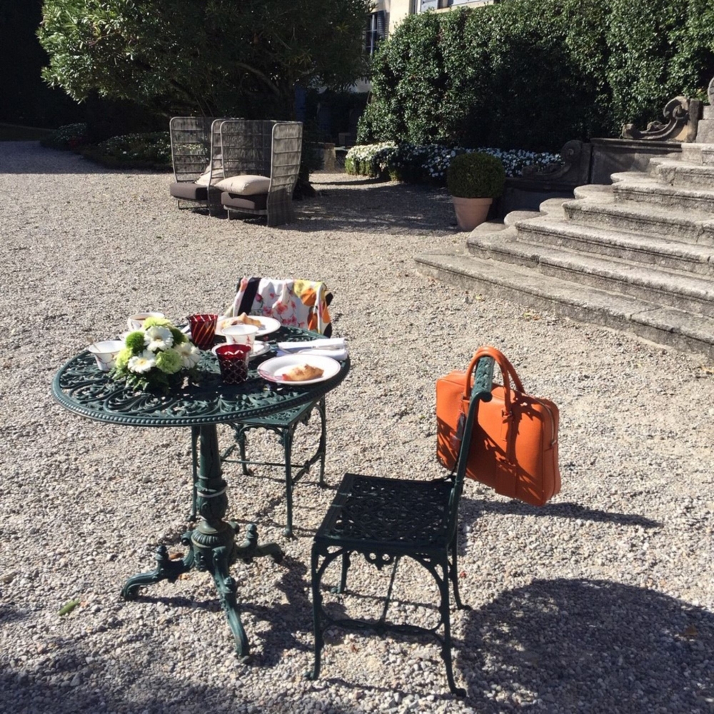 Geminiano Cozzi Tazza da caffè Feston e Cadena Rosso cl. 11