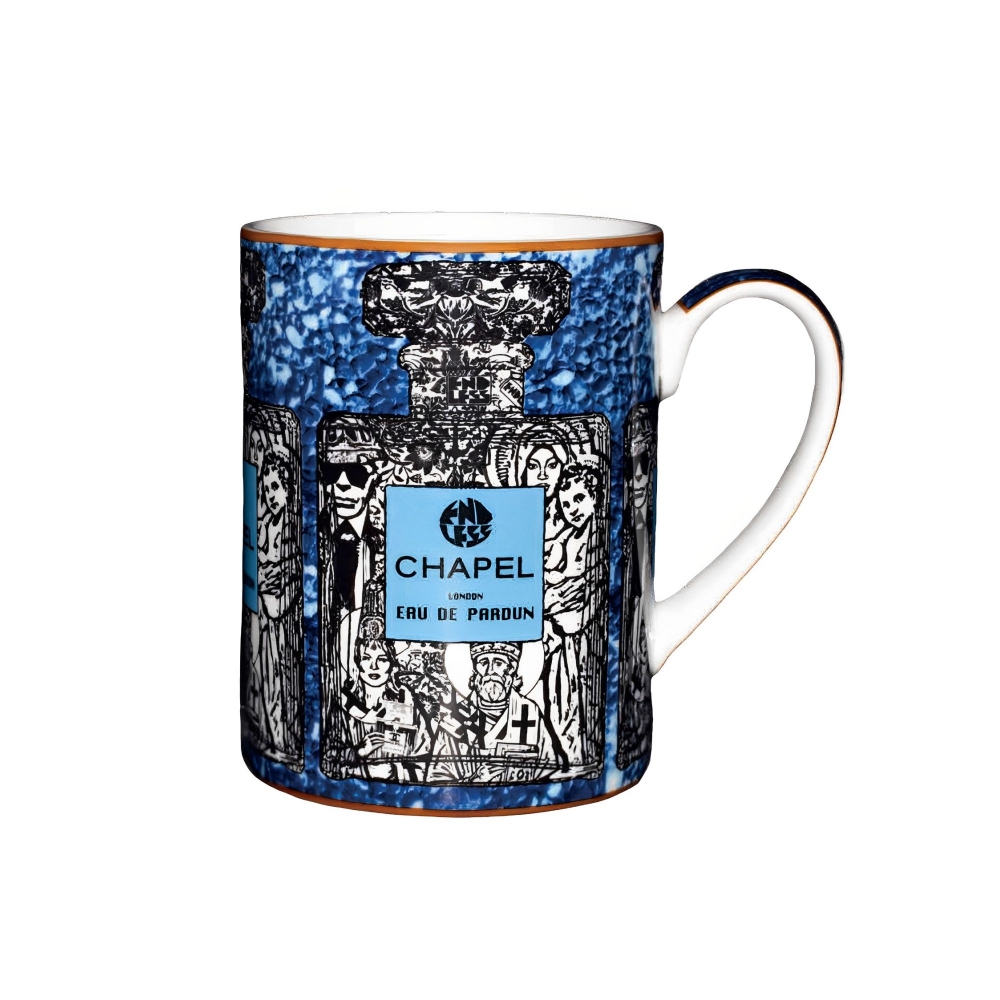 Geminiano Cozzi Tazza mug Chapel Blue...