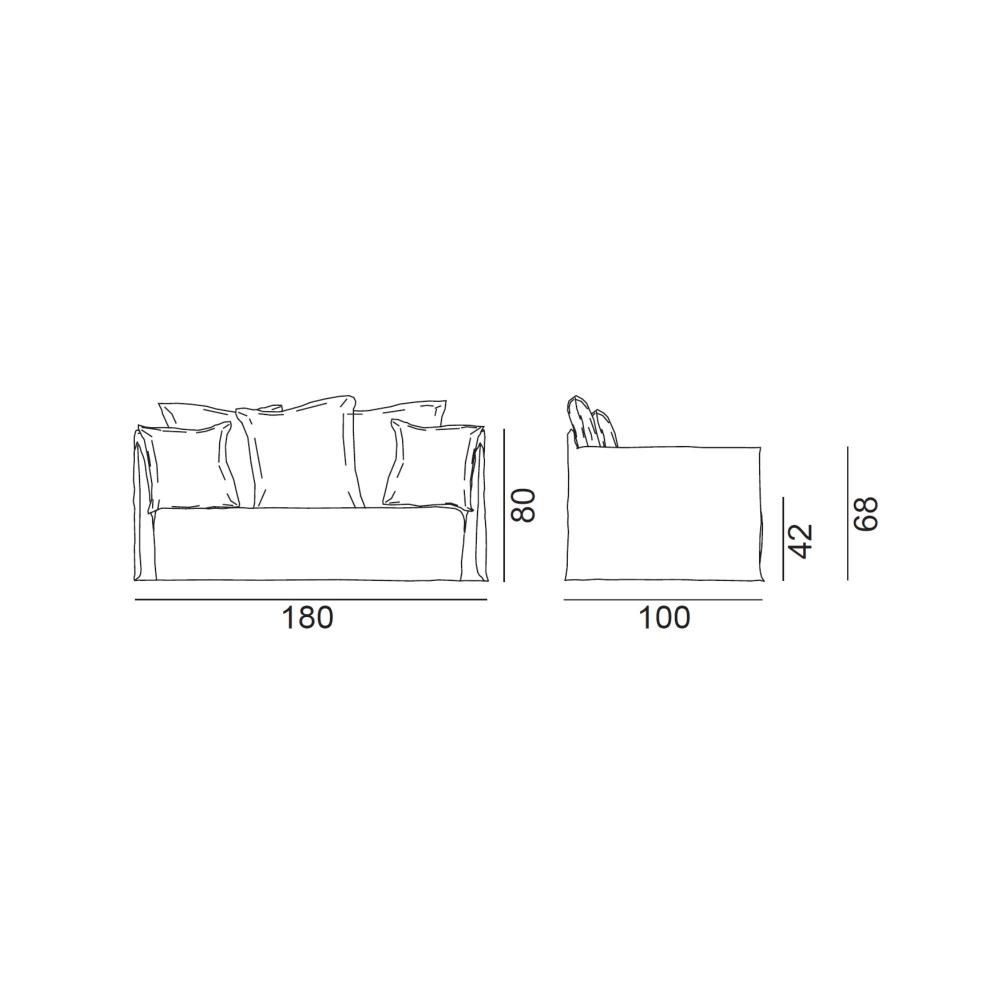 Gervasoni Ghost 110 Sofa