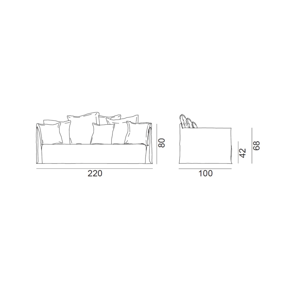Gervasoni Ghost 112 Sofa