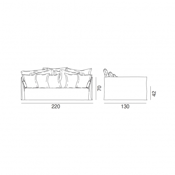 Gervasoni Ghost Out 16 Sofa
