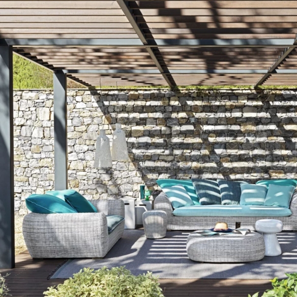 Gervasoni Panda 03 Outdoor Sofa 267 cm