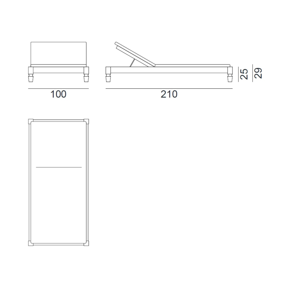 Gervasoni Jeko 81 Lounge Bed