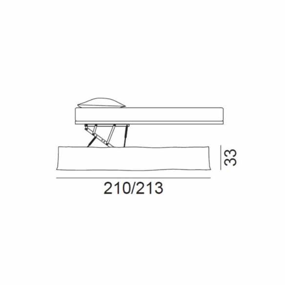 Gervasoni Ghost 80 L Bed