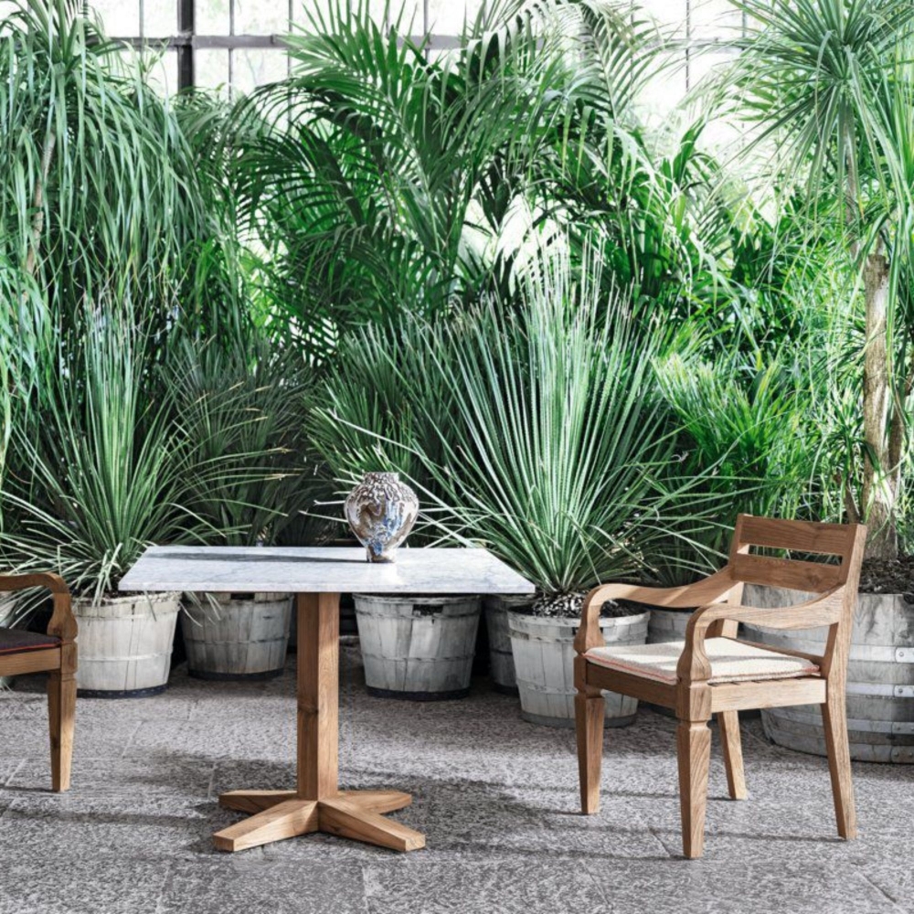 Gervasoni Tavolo quadrato outdoor Jeko 35 cm. 100x100